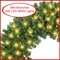 Casafield Artificial Christmas Wreath Holiday Décor for Front Door, Window or Mantel, Green Fir Indoor/Outdoor